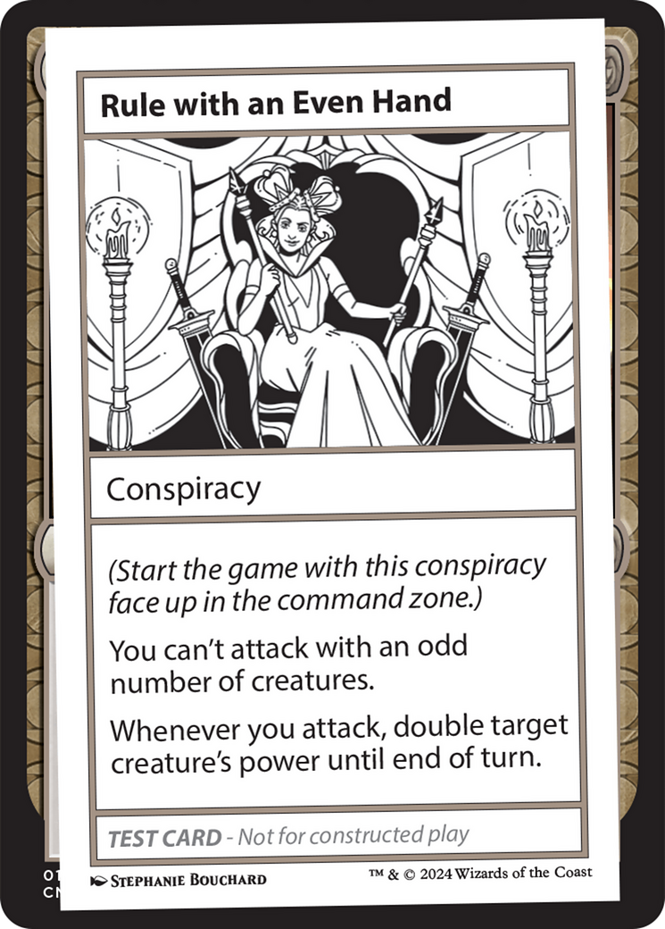 Rule with an Even Hand [Mystery Booster 2 Playtest Cards] - Magic: The Gathering - Card Brawlers | Quebec | Canada |