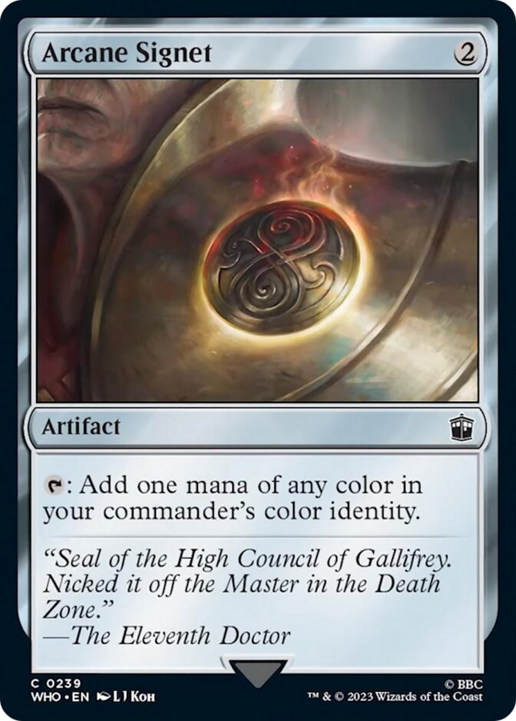 Arcane Signet [Doctor Who] - Magic: The Gathering - Card Brawlers | Quebec | Canada |