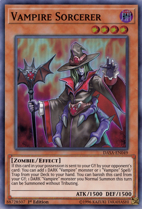 Sorcier vampire [DASA-EN049] Super Rare 