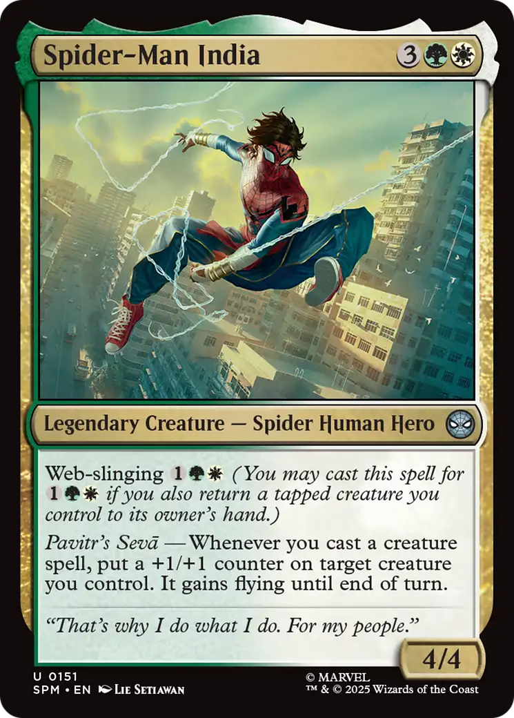 Spider-Man India [Marvel's Spider-Man] - Magic: The Gathering - Card Brawlers | Quebec | Canada |