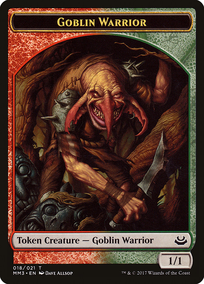 Goblin Warrior Token [Modern Masters 2017 Tokens] - Magic: The Gathering - Card Brawlers | Quebec | Canada |