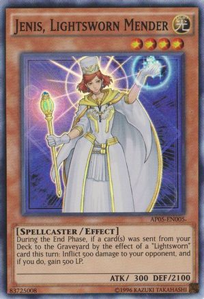 Jenis, Lightsworn Mender [AP05-EN005] Super Rare - Yu-Gi-Oh! - Card Brawlers | Quebec | Canada |
