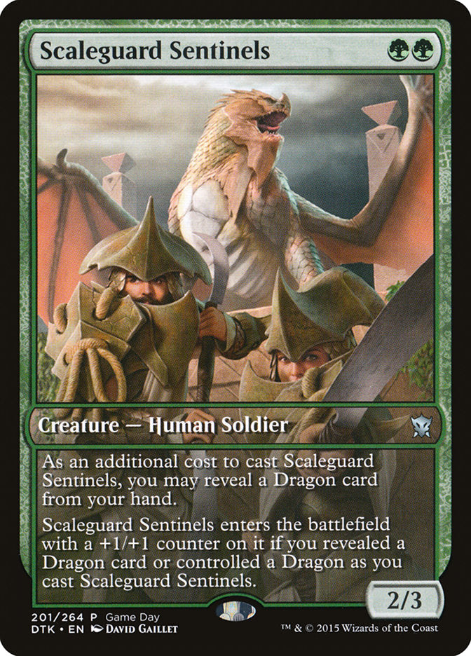Scaleguard Sentinels (Game Day) [Dragons of Tarkir Promos] - Magic: The Gathering - Card Brawlers | Quebec | Canada |