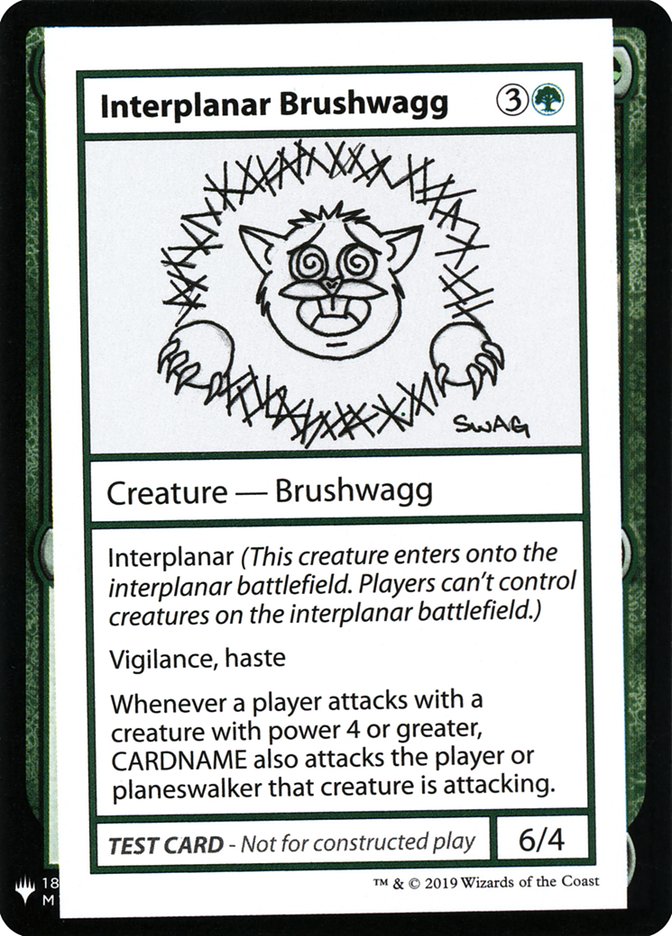 Interplanar Brushwagg [Mystery Booster Playtest Cards] - Magic: The Gathering - Card Brawlers | Quebec | Canada |
