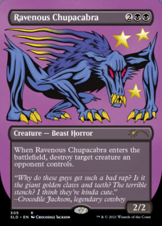 Ravenous Chupacabra (Borderless) (Foil Etched) [Secret Lair Drop Series] - Magic: The Gathering - Card Brawlers | Quebec | Canada |