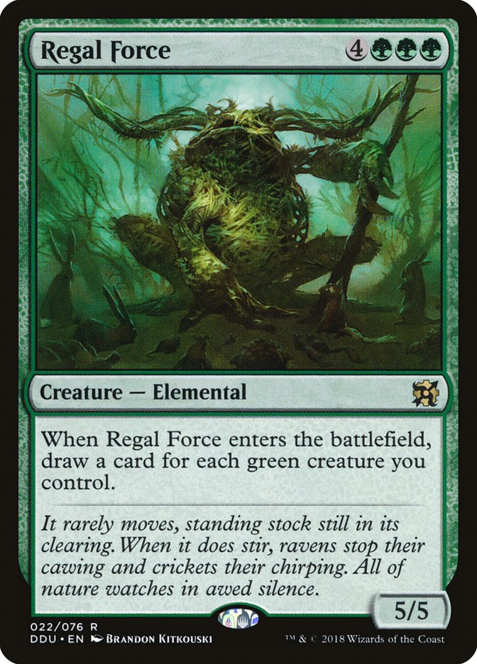 Regal Force [Duel Decks: Elves vs. Inventors] - Magic: The Gathering - Card Brawlers | Quebec | Canada |