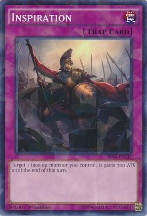 Inspiration [BP03-EN232] Shatterfoil Rare - Yu-Gi-Oh! - Card Brawlers | Quebec | Canada |