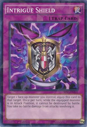 Intrigue Shield [BP03-EN231] Shatterfoil Rare - Yu-Gi-Oh! - Card Brawlers | Quebec | Canada |