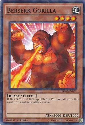 Berserk Gorilla [BP03-EN008] Shatterfoil Rare - Yu-Gi-Oh! - Card Brawlers | Quebec | Canada |