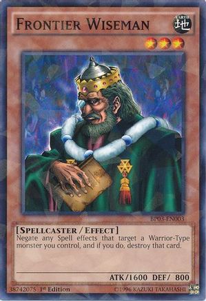 Frontier Wiseman [BP03-EN003] Shatterfoil Rare - Yu-Gi-Oh! - Card Brawlers | Quebec | Canada |