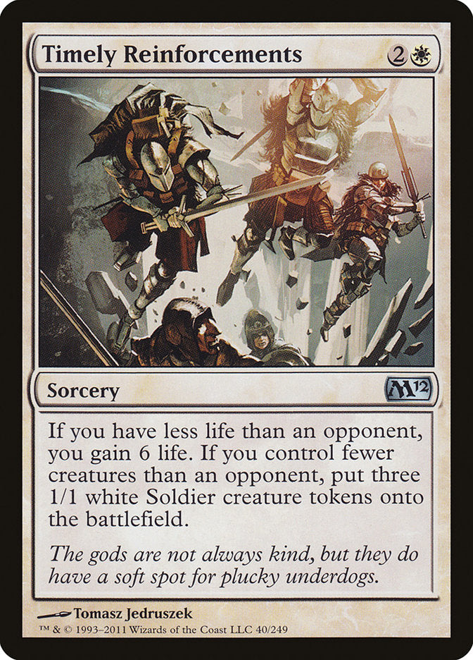 Timely Reinforcements [Magic 2012] - Magic: The Gathering - Card Brawlers | Quebec | Canada |
