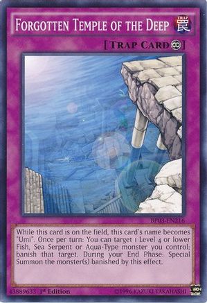 Forgotten Temple of the Deep [BP03-EN216] Common - Yu-Gi-Oh! - Card Brawlers | Quebec | Canada |