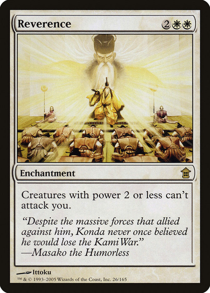 Reverence [Saviors of Kamigawa] - Magic: The Gathering - Card Brawlers | Quebec | Canada |