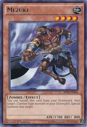 Mezuki [BP03-EN046] Rare - Yu-Gi-Oh! - Card Brawlers | Quebec | Canada |
