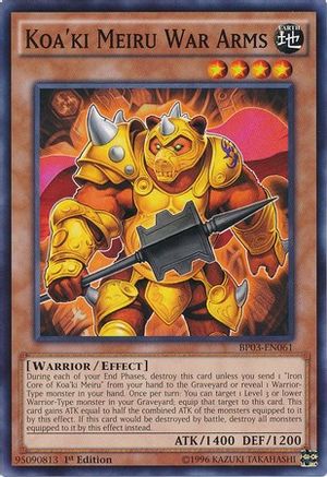 Koa'ki Meiru War Arms [BP03-EN061] Common - Yu-Gi-Oh! - Card Brawlers | Quebec | Canada |