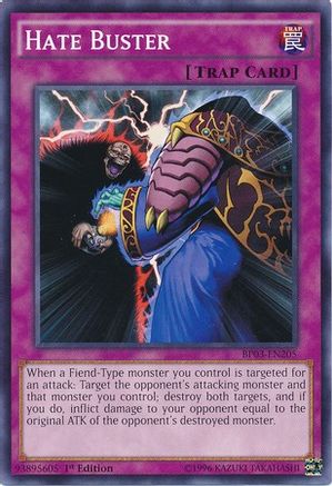 Hate Buster [BP03-EN205] Common - Yu-Gi-Oh! - Card Brawlers | Quebec | Canada |