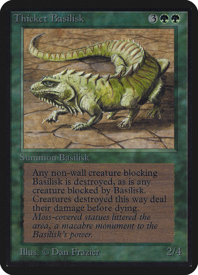 Thicket Basilisk [Alpha Edition] - Magic: The Gathering - Card Brawlers | Quebec | Canada |