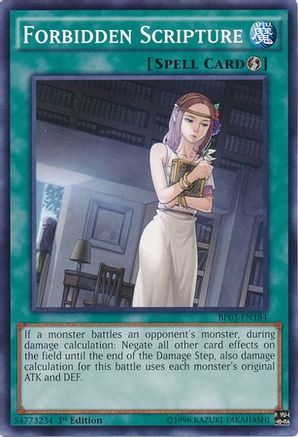 Forbidden Scripture [BP03-EN184] Common - Yu-Gi-Oh! - Card Brawlers | Quebec | Canada |