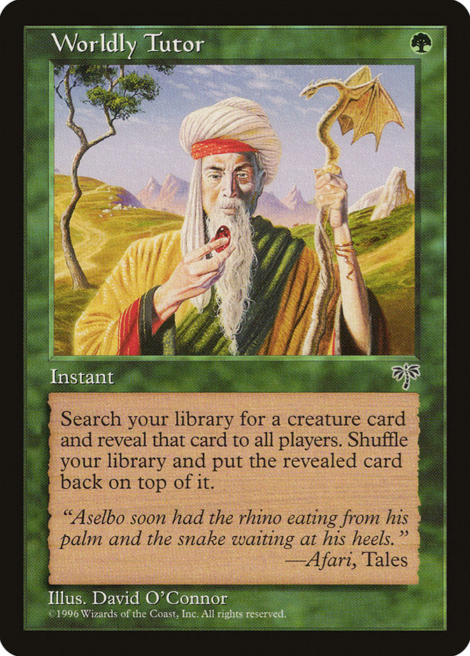 Worldly Tutor [Mirage] - Magic: The Gathering - Card Brawlers | Quebec | Canada |