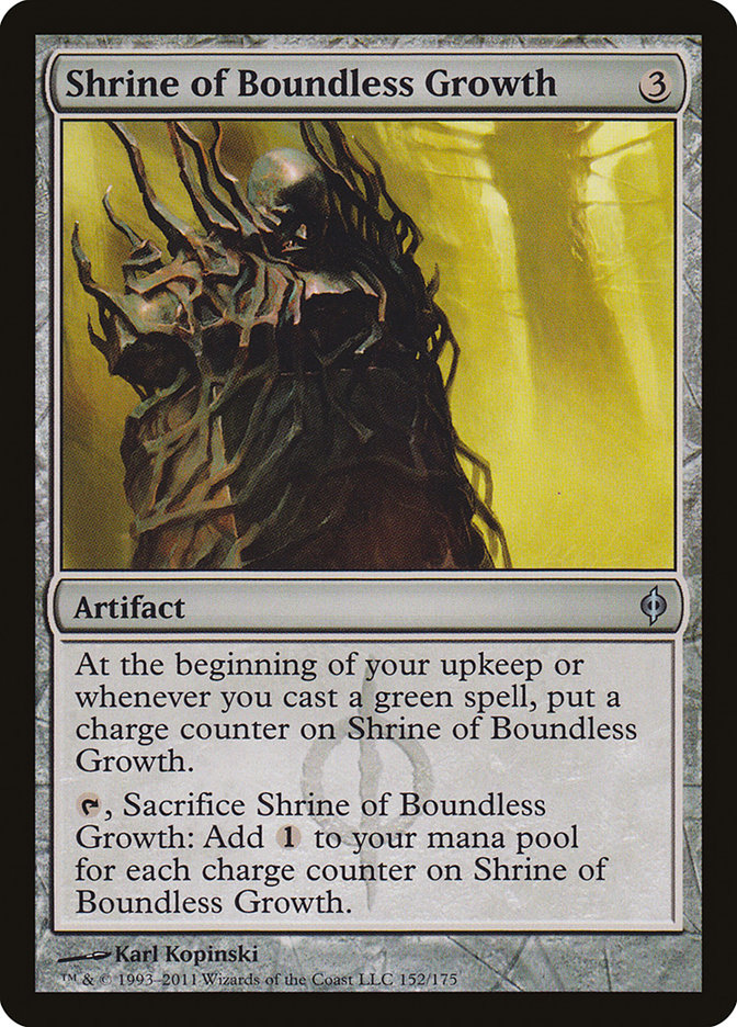 Shrine of Boundless Growth [New Phyrexia] - Magic: The Gathering - Card Brawlers | Quebec | Canada |