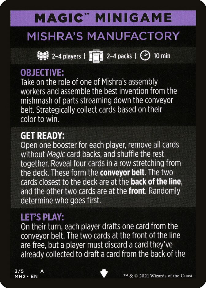 Mishra's Manufactory (Magic Minigame) [Modern Horizons 2 Minigame] - Magic: The Gathering - Card Brawlers | Quebec | Canada |
