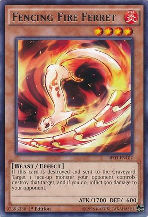 Fencing Fire Ferret [BP03-EN107] Rare - Yu-Gi-Oh! - Card Brawlers | Quebec | Canada |