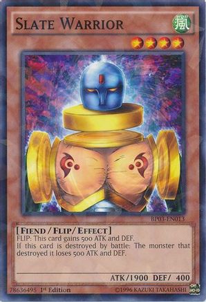 Slate Warrior [BP03-EN013] Shatterfoil Rare - Yu-Gi-Oh! - Card Brawlers | Quebec | Canada |