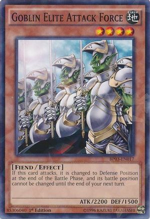 Goblin Elite Attack Force [BP03-EN017] Shatterfoil Rare - Yu-Gi-Oh! - Card Brawlers | Quebec | Canada |