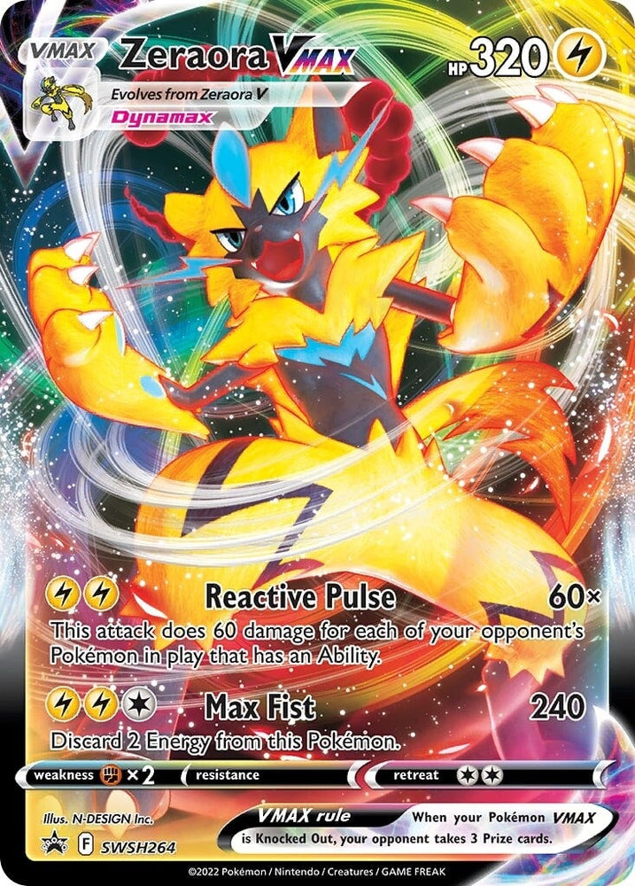 Zeraora VMAX (SWSH264) [Épée et Bouclier : Promos Black Star] 