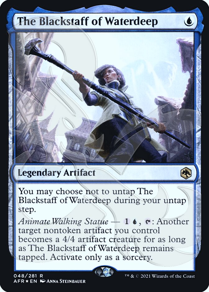 The Blackstaff of Waterdeep (Ampersand Promo) [Dungeons & Dragons: Adventures in the Forgotten Realms Promos] - Magic: The Gathering - Card Brawlers | Quebec | Canada |