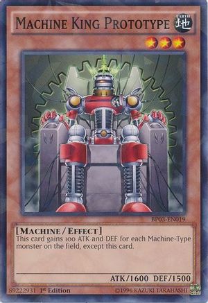 Machine King Prototype [BP03-EN019] Shatterfoil Rare - Yu-Gi-Oh! - Card Brawlers | Quebec | Canada |