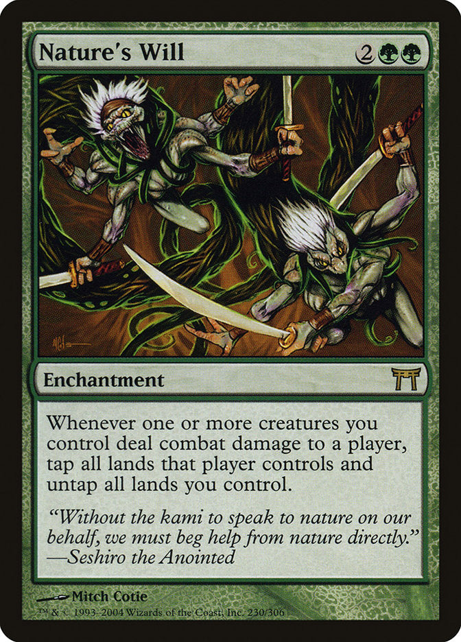 Nature's Will [Champions of Kamigawa] - Magic: The Gathering - Card Brawlers | Quebec | Canada |