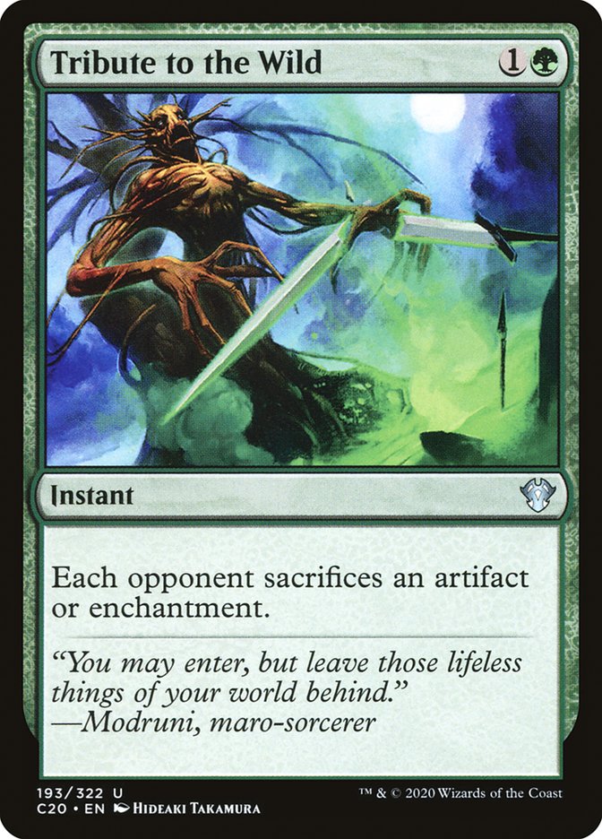 Tribute to the Wild [Commander 2020] - Magic: The Gathering - Card Brawlers | Quebec | Canada |