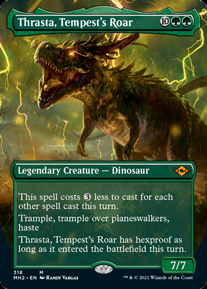 Thrasta, Tempest's Roar (Borderless Alternate Art) [Modern Horizons 2] - Magic: The Gathering - Card Brawlers | Quebec | Canada |