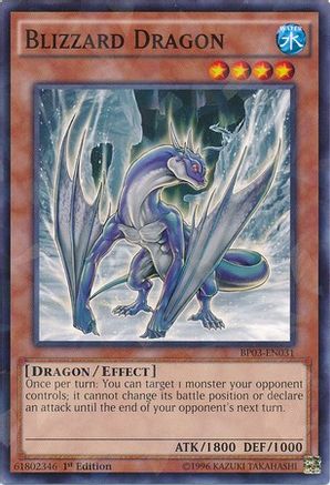 Blizzard Dragon [BP03-EN031] Shatterfoil Rare - Yu-Gi-Oh! - Card Brawlers | Quebec | Canada |