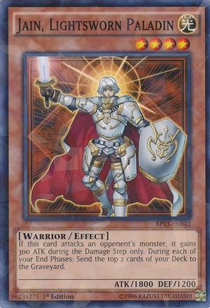 Jain, Lightsworn Paladin [BP03-EN042] Shatterfoil Rare - Yu-Gi-Oh! - Card Brawlers | Quebec | Canada |