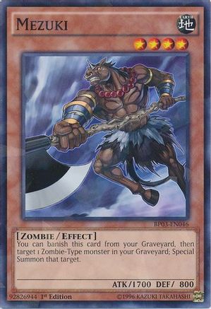 Mezuki [BP03-EN046] Shatterfoil Rare - Yu-Gi-Oh! - Card Brawlers | Quebec | Canada |