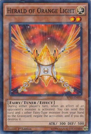 Herald of Orange Light [BP03-EN050] Shatterfoil Rare - Yu-Gi-Oh! - Card Brawlers | Quebec | Canada |