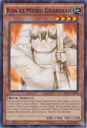 Koa'ki Meiru Guardian [BP03-EN056] Shatterfoil Rare - Yu-Gi-Oh! - Card Brawlers | Quebec | Canada |