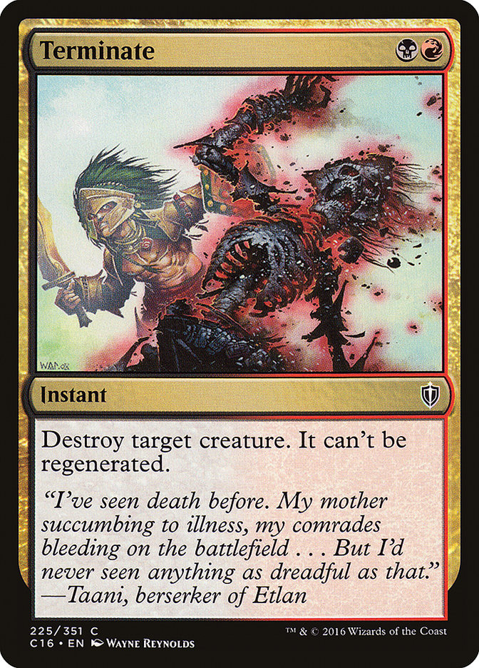 Terminate [Commander 2016] - Magic: The Gathering - Card Brawlers | Quebec | Canada |