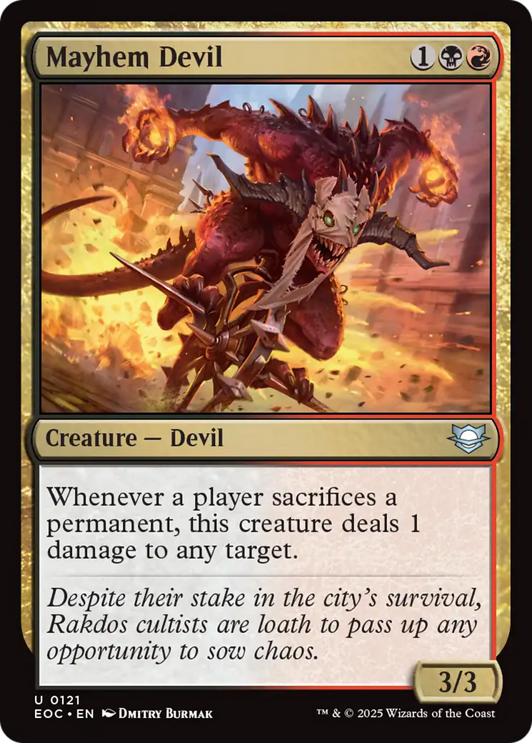 Mayhem Devil [Edge of Eternities Commander] - Magic: The Gathering - Card Brawlers | Quebec | Canada |