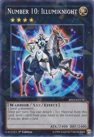 Number 10: Illumiknight [BP03-EN118] Shatterfoil Rare - Yu-Gi-Oh! - Card Brawlers | Quebec | Canada |