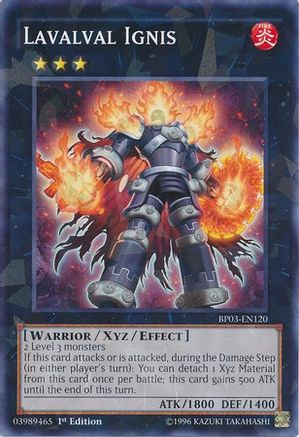 Lavalval Ignis [BP03-EN120] Shatterfoil Rare - Yu-Gi-Oh! - Card Brawlers | Quebec | Canada |