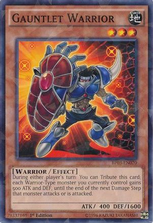Gauntlet Warrior [BP03-EN070] Shatterfoil Rare - Yu-Gi-Oh! - Card Brawlers | Quebec | Canada |