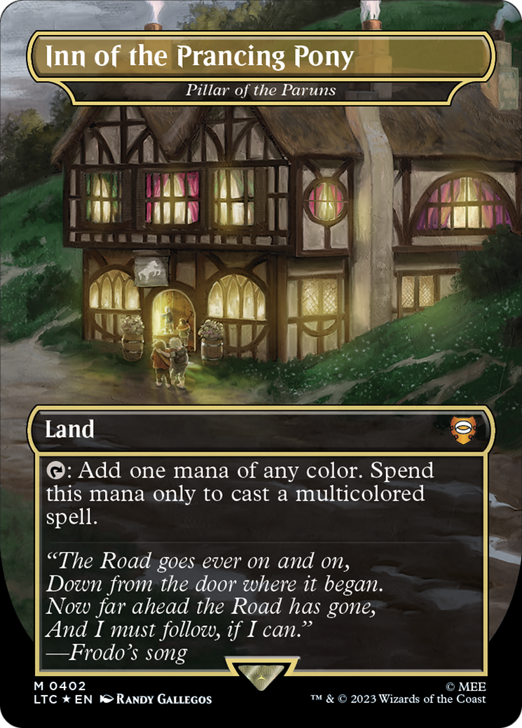 Inn of the Prancing Pony - Pillar of the Paruns (Surge Foil Realms and Relics) [The Lord of the Rings: Tales of Middle-Earth Commander] - Magic: The Gathering - Card Brawlers | Quebec | Canada |