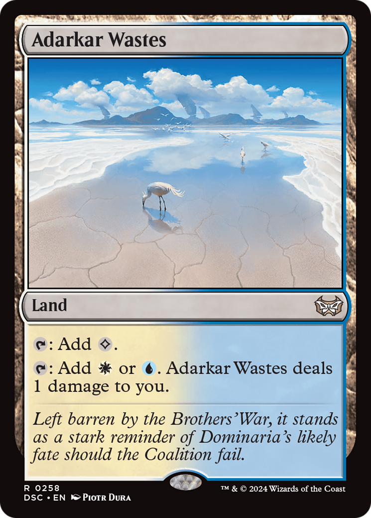 Adarkar Wastes [Duskmourn: House of Horror Commander] - Magic: The Gathering - Card Brawlers | Quebec | Canada |