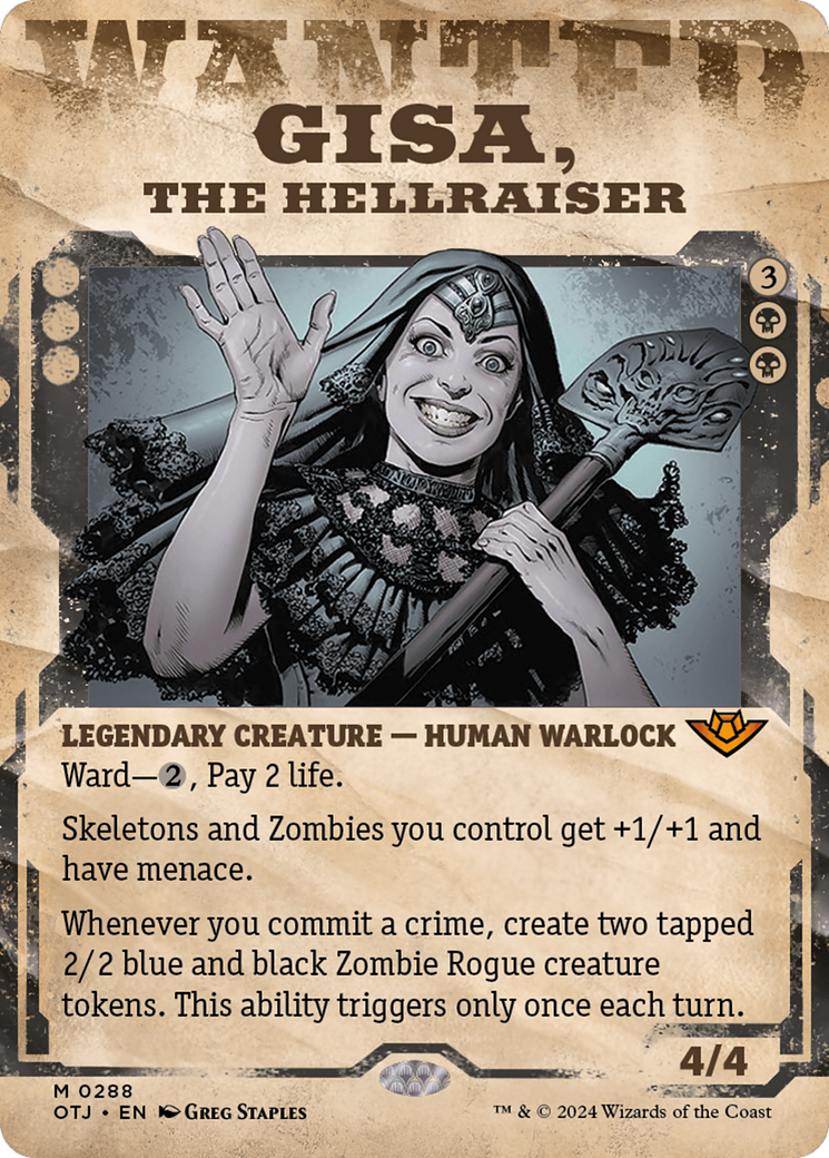 Gisa, the Hellraiser (Showcase) [Outlaws of Thunder Junction] - Magic: The Gathering - Card Brawlers | Quebec | Canada |