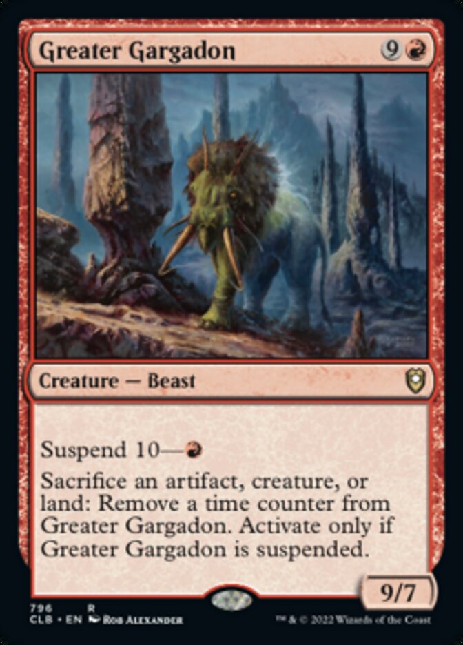 Greater Gargadon [Commander Legends: Battle for Baldur's Gate] - Magic: The Gathering - Card Brawlers | Quebec | Canada |
