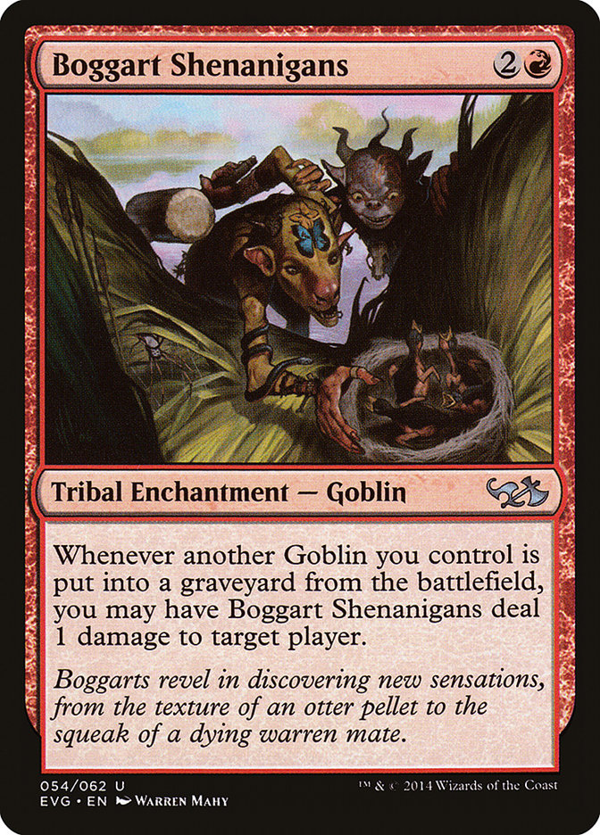 Boggart Shenanigans (Elves vs. Goblins) [Duel Decks Anthology] - Magic: The Gathering - Card Brawlers | Quebec | Canada |