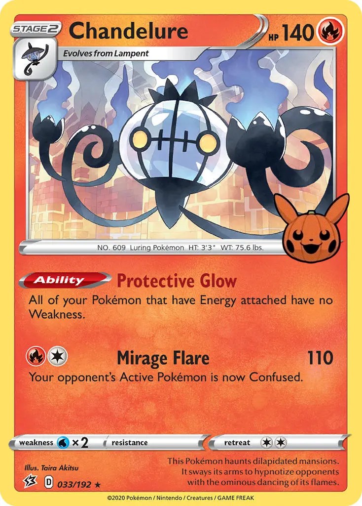 Chandelure (033/192) [Trick or Trade] - Pokémon - Card Brawlers | Quebec | Canada |